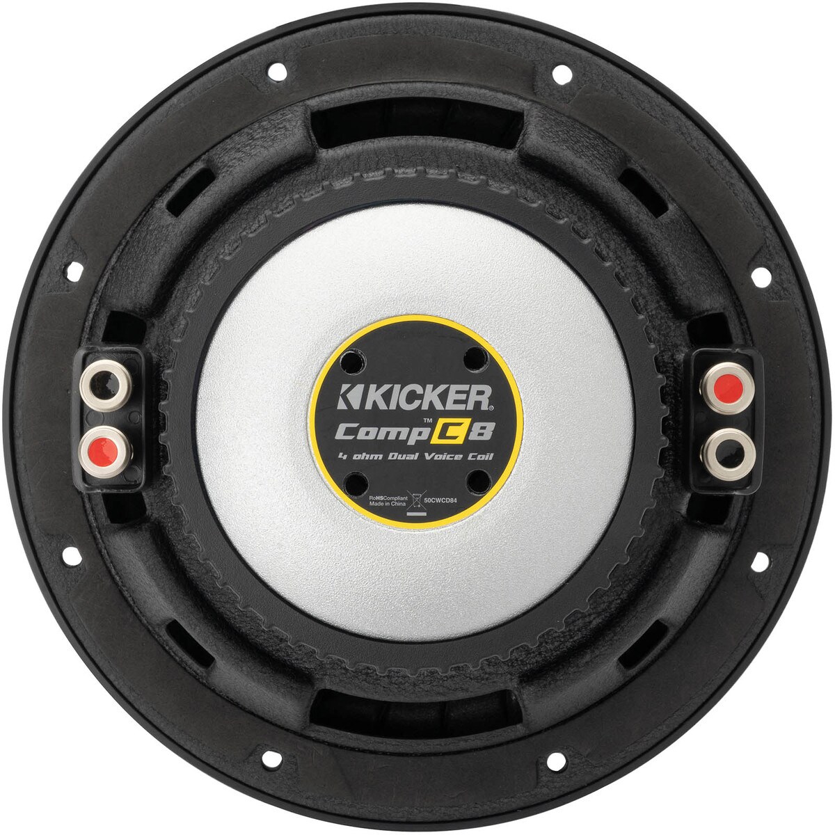 OPEN BOX Kicker 44CWCD84 CompC DVC 8" Subwoofer 4 Ohm 200 Watts RMS